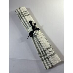 Hearth & Hand Magnolia Green Stripe‎ Cotton Farmhouse Accent Rug 2x3'